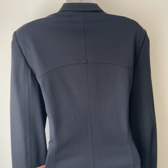 ESCADA black tuxedo style structured blazer s38 - Picture 5 of 7